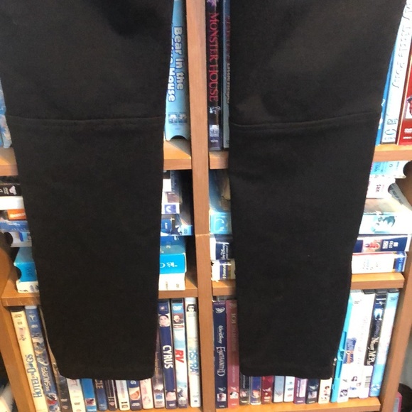 Elizabeth  and  James Motto Style Black Leggings Sz 4 - Picture 8 of 11